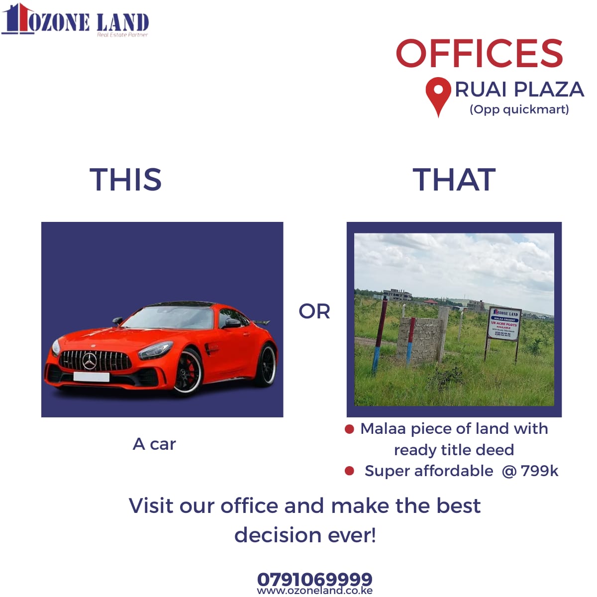 Land or a Car? Which Is the Smarter Investment for a Young Kenyan in 2026?